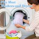 Prasacco 5 Pack Bra Washing Bags for Laundry,Bra Laundry Bags for Washing Machine 3D Protective Bras Wash Bag with Handle Zipper for Women Storage Wash Delicates Underwear Brassiere,Blue