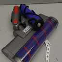 Upgraded 2 Brushes Vacuum Head Replacement for Dyson V7/V8/V10/V11/V15/SV10/SV11/SV12/SV14/SV15/SV22((Not for Slim) | Anti-Tangle Motorhead with LED Light | Quick-Release Cordless Vacuum Cleaner Head