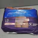 Always Discreet Boutique Incontinence and Postpartum Underwear for Women, Maximum Protection, Large, Rosy, 18 Count