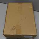 Ukonvi Paper Plate Dispenser and Holder for Kitchen Counter, Wood Rustic Silverware Utensil Caddy, Cutlery Flatware Organizer Box for Cups Spoons Forks Napkins, Kitchen Accessories