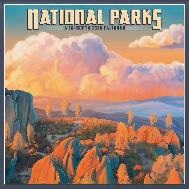 2026 National Parks Wall Calendar