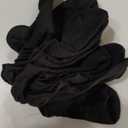 Busy Socks No Show Merino Wool Athletic Running Socks for Men Women,Low Cut Thin Soft Sport Wool Socks with Non-Slip Grips (Large-X-Large, 6 Pairs Black1)