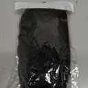 30inch Long Corn Curly Wave Drawstring Ponytail Synthetic High Puff Hair Pieces With Comb Black Wavy Clip in Extensions (1B)