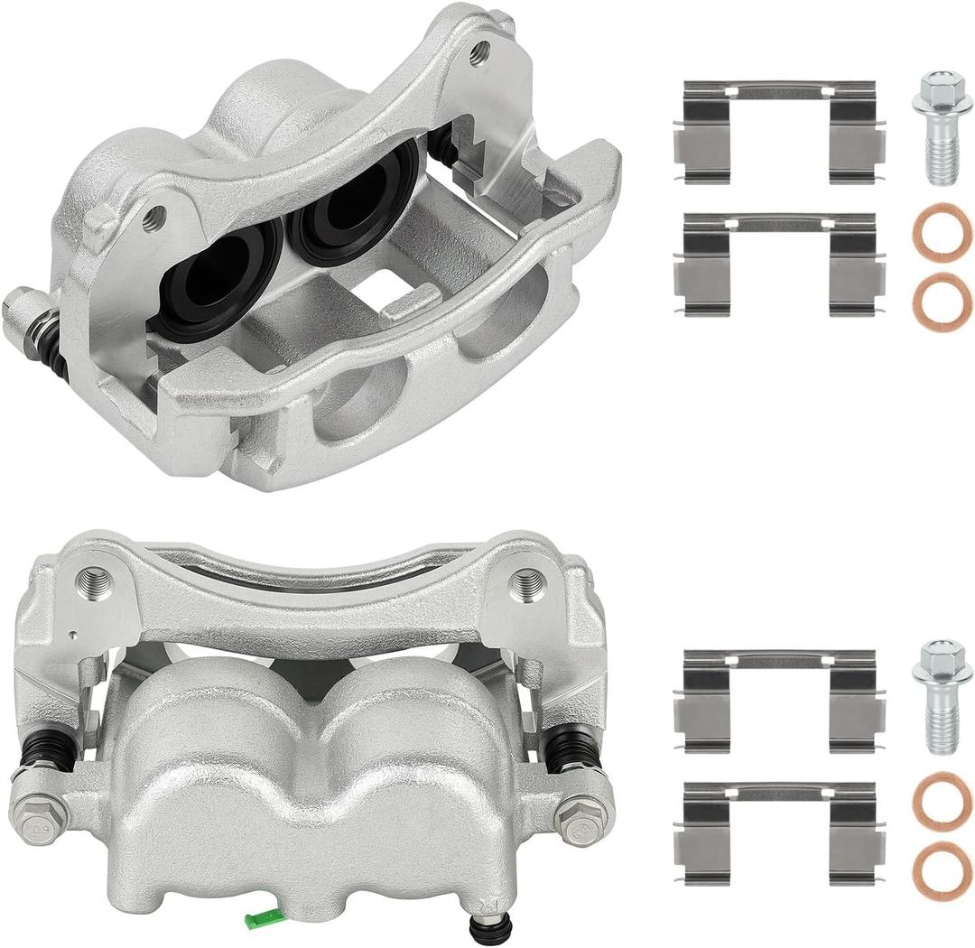 Front Brake Calipers for Ford Ranger 2003-2011, Explorer 2002-05, for Mercury Mountaineer 02-05, for Mazda B2300/B3000/B4000, for Ford Explorer Sport/Sport Trac, 18-B4758 18-B4759, 2PCS w/Bracket