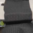 Car Back Seat Cover,Non-Slip & Breathable Bench Seat Cover with Side Pockets for Car Storage & Protecting Interiors,Universal All-Season Seats Back Protector for Most Cars,SUVs (Rear Seat Cover)