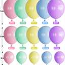 Pastel Birthday Decorations, Pastel Balloons with Happy Birthday Balloon Banner, Macaron Balloons,Cloud Latex Balloon for Women Girls Boys Party Supplies(84Pcs)