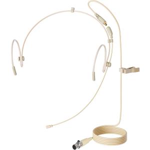 J K Pro Headset Headworn Microphone MIC-J 071S Compatible with AKG Samson Wireless Transmitter - Mini XLR 3Pin Connector