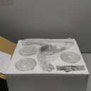 3-Light Brushed Nickel Pendant Lighting for Kitchen Island, Hanging Dining Room Light Fixtures Over Table, Industrial Chandelier for Entryway Hallway Foyer Bedroom, Clear Glass Shade