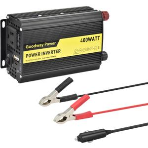Compact and Lightweight Modified sine Wave Power Inverter DC12V to AC110-120V 60Hz with Rated Output Power 100W,200W, 300W, 400W for Choice (200, Watts)
