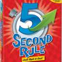 5 Second Rule Game - Simple Questions Card Game for Family Fun, Party, Kids, Travel, Game Night & Sleepovers - Think Fast and Shout Out Answers - For Ages 10+