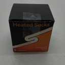 Heated Socks Rechargeable-Grey Orange L