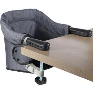 Hook on High Chair for Babies and Toddlers 6-36 Months, Portable and Foldable for Home and Travel, Baby Feeding Chair - Setup in Seconds - Includes Carry Bag (Grey)