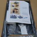 iSPECLE Under Kitchen Sink Organizer - 2 Pack Height Adjustable Pull Out Cabinet Organizer Fit Around Plumbing & Disposal, Heavy-Duty Undersink Storage Sliding Get Item for 30" - 36" Wide Sink Cabinet (Two Black)