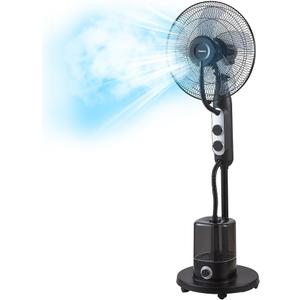 16" Misting Pedestal Fan with 4L Humidifier
70° oscillating fan with 3 speeds, AC copper motor, anti-dry burn protection, and wheels for home, office, or bedroom use.