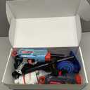 Rocket Shooting Games Toys with Rotating Target 2 Toy Guns 20 Foam Darts Kids Outdoor Toys for Boys Age 5 6 7 8 9 10+ Year Old Carnival Games Compatible with Nerf Guns (Multi-colored)