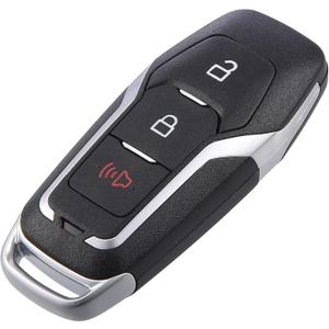 X AUTOHAUX M3N-A2C31243800 Car Key Fob Shell 3 Button Remote Control Key Case Shell Keyless Entry Housing Replacement Black for Ford Explorer 2016-2017