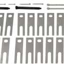 Stainless Steel Trailing Arm Shim Kit With Hardware Compatible With 1963-1982 Chevy Corvette (Never Rust.)