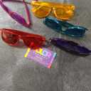 Color Therapy Glasses 5 Pack | Light Therapy Glasses for Chromotherapy, Mood Enhancement, Chakra Healing | Colored Sunglasses for Light Sensitivity