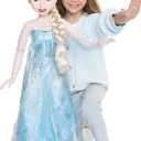Disney Frozen Elsa Doll, 100 Ice Powers, Light Up & Music Sounds, Stands 32 Inches Tall, Sings 'Let It Go', Great for Girls
