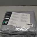 LuxClub 4 PC King Size Sheet Set Deep Pockets 18" Wrinkle Free Cooling Bed Sheets Machine Washable Hotel Bedding Silky Soft - Light Grey King