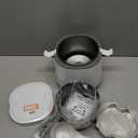 TLOG Mini Rice Cooker 2-Cup Uncooked(4-Cup cooked), Healthy Non-stick Coating 1.2L Small Rice Maker for 1-3 People, Portable Travel Fast Cooker with Steam Tray, Rice Maker for Grains, White Rice, Oatmeal, Veggies