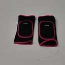 ONTYZZ Kids Knee Pads with Thicken Sponge Padding Breathable Stretchy Cotton Knee Pads Soft Knee Pads Guards Protective for Roller Skateboard Bike Scooter Outdoor Sports (Small, Black-Pink)