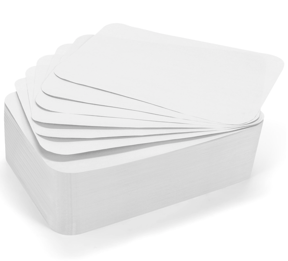 JMU Dental Paper Tray Cover Liner, Size B 8.5" x 12.25" With Rounded Corners, 1000Pcs/Case, White