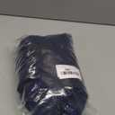 OTU Men's Lightweight Waterproof Hooded Rain Jacket Outdoor Raincoat Shell Jacket for Hiking Travel (Large, Navy)