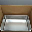 X-Large Stainless Steel Litter Box with High Sided, Metal Cat Litter Box, Odor-Free Non-Stick Litterbox Pan, Easy to Clean Pet Supplies Toilet Tray for Indoor Cats, Kittens or Multicat Homes