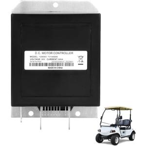 1206SX, 73144G01, 9-Pin 300A 36V Controller, 73144G06, 73144G03, 73144G02, 73144G05 Golf Cart Controller, Replaces 1206SX-005, 1206SX-005RB, Compatible with 1994-2000 EZGO TXT & Medalist Golf Carts
