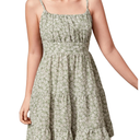 Girl's Summer Dress Floral Ruffle Hem Spaghetti Strap Ruched Bust Cami Short Dress Sundress
