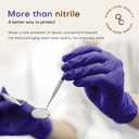 Supmedic SUP Exam Plus® Nitrile Gloves, Powder-Free Disposable Lab Violet (L)