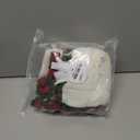 Crochet Rose Flower Bouquet Blanket, Finished Product Handmade Crocheted 3D Red Rose Bouquet Sofa for Friends, Family and Loved Ones(39.4in(24 Flowers))