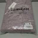 Aamikast Women's Pajama Sets Long Sleeve Button Down Sleepwear Nightwear Soft Pjs Lounge Sets (XL)