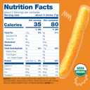 Earth's Best Organic Baby Food, Dissolvable Teething Snack for Babies 6 Months and Older, Cheddar Cheese Crunchy Sticks, .56 oz Pack (Pack of 5) (EXP 11/25/26)