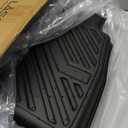 LASFIT Floor Mats for Subaru Outback 2026, All Weather TPE Custom Fit Floor Liners Easy Clean Durable No-Curling 1st & 2nd Row Mats for Outback 2026 Car Accessories, Black
