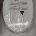 Brondell Bidet Toilet Seat Non-Electric Swash Ecoseat, Fits Elongated Toilets, White - Dual Nozzle System, Ambient Water Temperature - Bidet with Easy Installation
