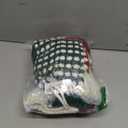 Christmas Stockings 18" Unique Burgundy and Green Knit Christmas Stockings Dots Style (Length 18",Pack 2)