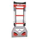 Milwaukee Hand Trucks 73333 Fold-Up Convertible Hand Truck, 4-Piece Frame, Compact Storage, 300 lb Capacity, Red