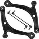 Front Lower Control Arm w/Ball Joint for Acura MDX 2006, Honda Pilot 2006-2008, Left & Right, Driver & Passenger, Suspension Kit K621349 K621350 K750124, 4Pcs