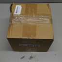 Ework4U 4 Pcs Iced Coffee Glasses Cups with Glass Lids and Straws,12 oz Thick Emboss Beaded Drinking Glass Cup Set, Latte Glasses, Ideal for Water, Soda, Gift with Cleaning Brushes