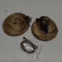 CJL HAIR 2PCs Small Cute Messy Bun Hair Piece for Thin Hair Women Mini Synthetic Curly Bun Scrunchies Updo Hairpieces Sand