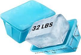 Extra Large Ice Block Mold For Ice Bath  4x, Large Ice Mold for Freezer with Lids  Reusable, Silicone Ice Bath Accessories, Cold Plunge Giant, Ice Blocks for Chiller & Cold Therapy