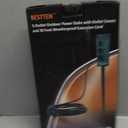 BESTTEN Outdoor Power Strip with Covers and Overload Protection Switch, Double Sided 6-Outlet Yard Power Stake with 9-Foot Long Extension Cord, ETL Certified, Green