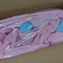 SLOOSH Inflatable Tanning Pool Lounger Float, 70" x 46" Pool Floats Adult with Pillow, 4 in 1 Suntan Tub Raft Floatie,Sunbathing Bed Lounge for Water Blow Up Kids Ball Pit Party Gifts, L-Cyan Pink, Large
