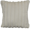 Riverbrook Home Zippered Pillow Cover with Removable Feather Filler, Madison Cream - White, 20 x 20-Inch