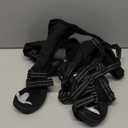 Idepet Dog Suspender Boots, Tall Dog Boots Anti-Slip & Fall Waterproof Shoes Leggings, Adjustable Suspender Boots for Winter Snow Rain Hiking Paws Protector(Black, 7)