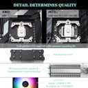 Thermalright Assassin X120 Refined SE ARGB CPU Air Cooler, 4 Heat pipes, TL-C12C-S PWM Fan, Aluminium Heatsink Cover, AGHP Technology, for AMD AM4/AM5/Intel LGA 1150/1151/1155/1851/1200/1700 (SE ARGB)