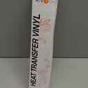 HTVRONT Heat Transfer Vinyl White HTV Rolls - 12" x 20ft White Iron on Vinyl for All Cutting Machines, HTV Vinyl for Shirts - Easy to Cut & Weed for Heat Transfer Design