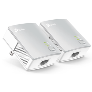 TPLink AV600 Powerline Ethernet Adapter Kit  Gigabit Port, Plug Pair &Play, Power Saving, Nano Sized Powerline Network Adapter (TLPA4010 KIT)